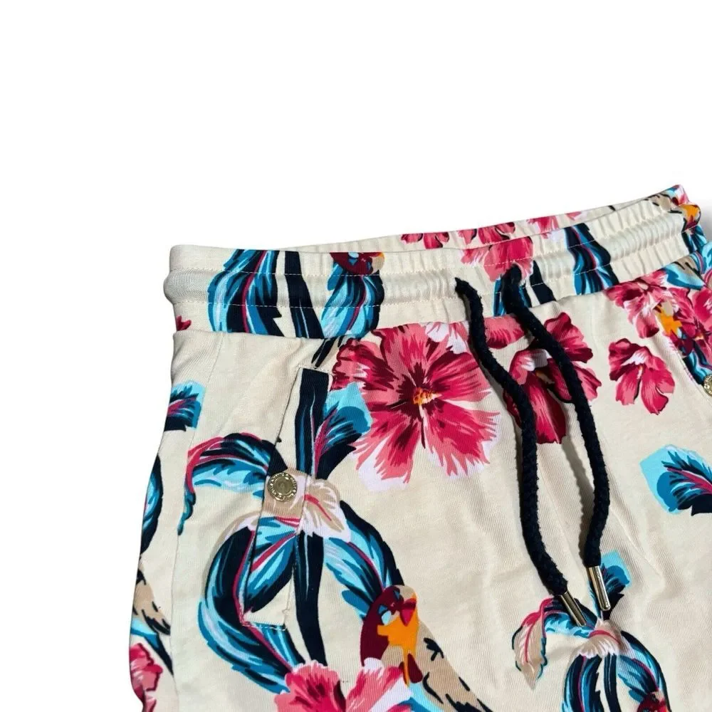 Holly & Whyte Women's‎ Floral Print Drawstring Skirt Size Small 28 x 17